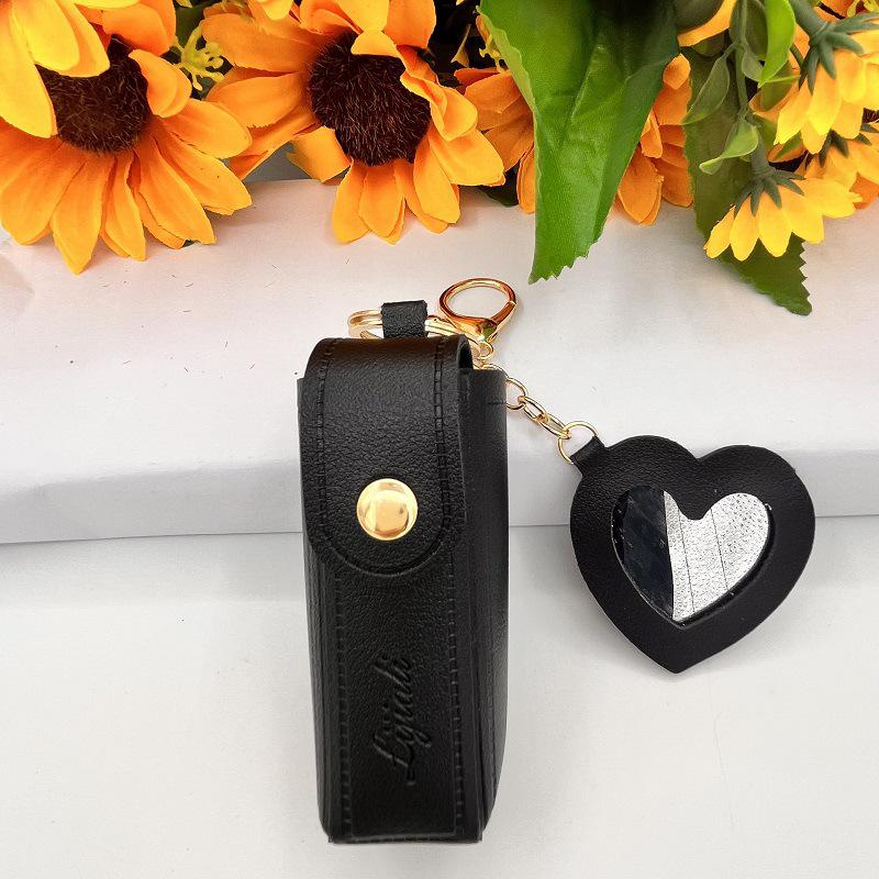 

Мини-помада и бальзам для губ, брелок для сумки ручной клади – Стильный подарок, кошелек для монет чёрный