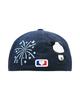 THEMUSEUMVISITOR Panda Embroidery Cap (Navy)