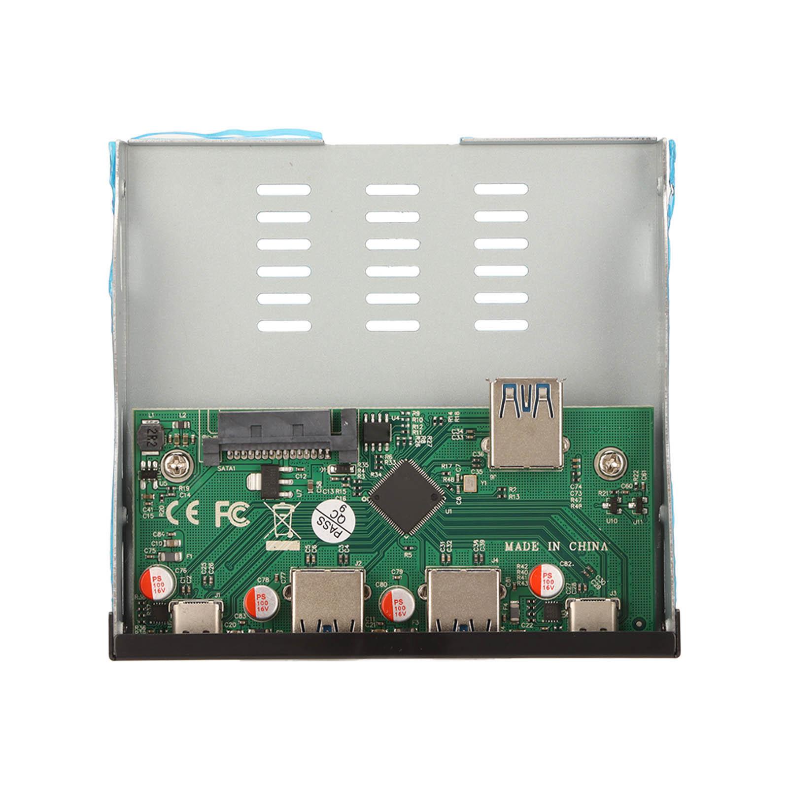 

Концентратор USB 3.1 на передней панели 3,25 дюйма, 4 нисходящих порта, 1 восходящий порт, док-концентратор на передней панели настольного ПК