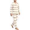 Men's Long Sleeve Button Down Pajama Set - Cozy Sleepwear for Nighttime Relaxation