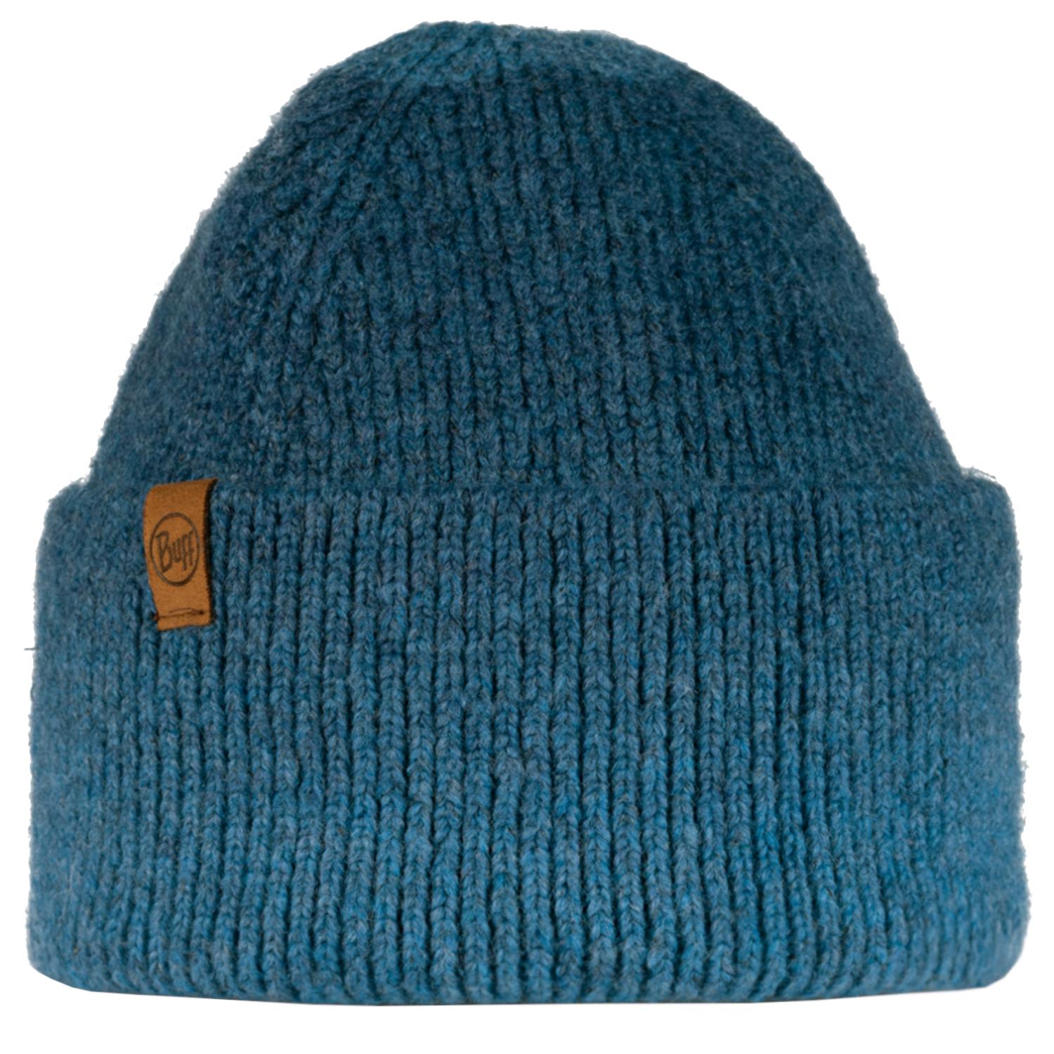 Buff Marin Gestrickte Mütze Beanie, Unisex blaue Kappe One size blau
