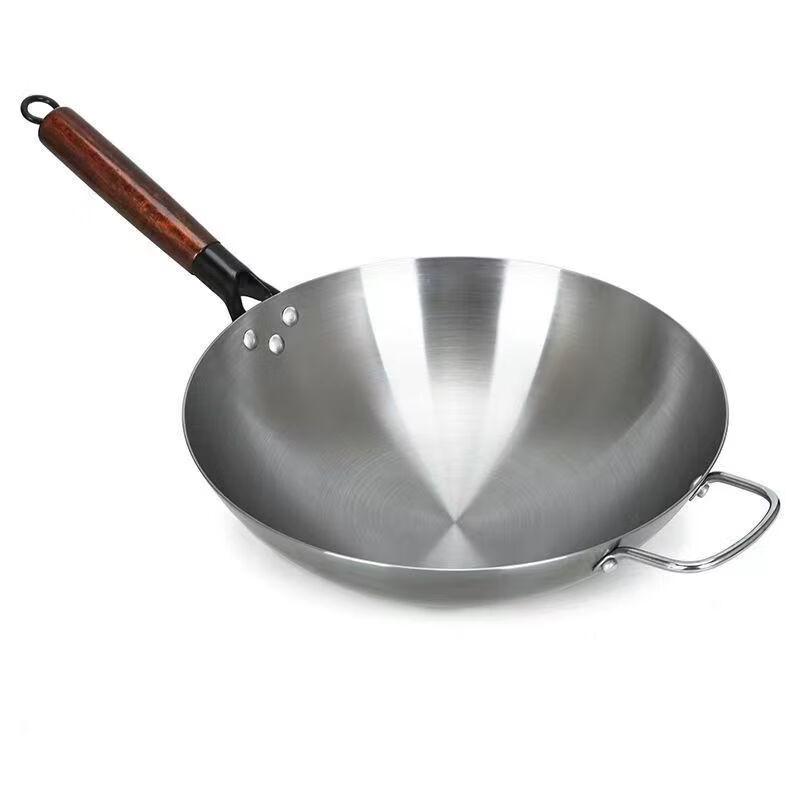 Traditional Thickened Round Bottom Iron Wok