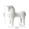 Horse Figurine Home Decor Home Office Table Top Showpiece Horse Decoration For Office Tabletop Bookshelf Decorative Objects