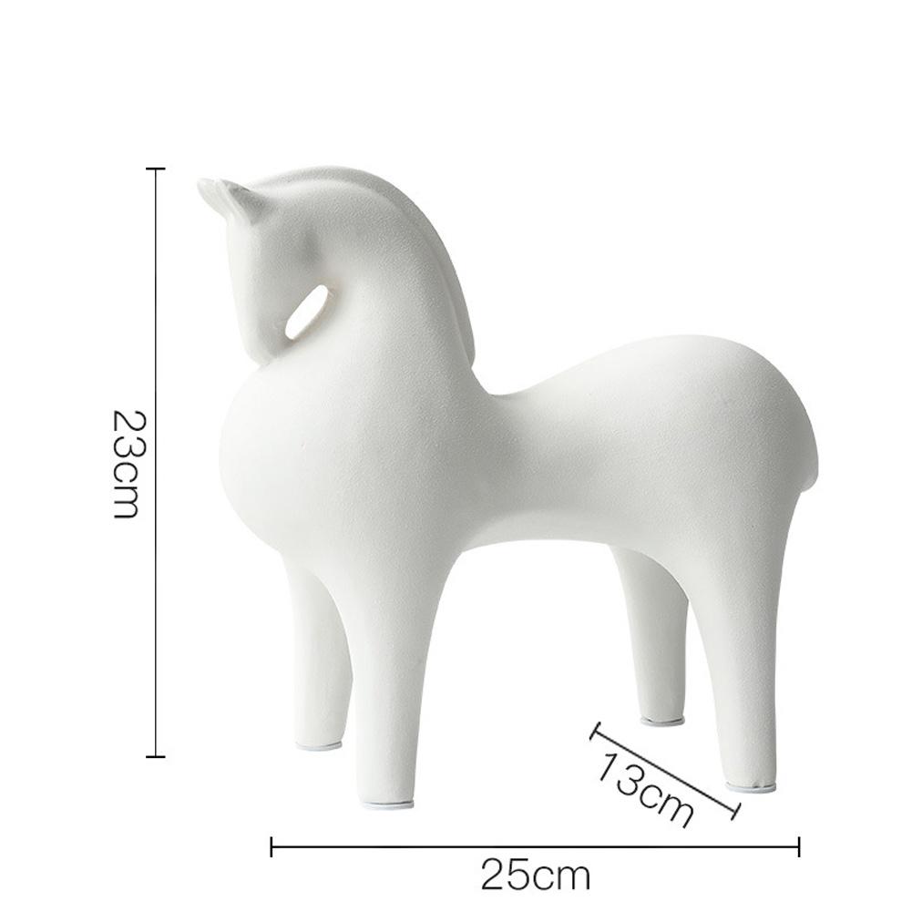 Horse Figurine Home Decor Home Office Table Top Showpiece Horse Decoration For Office Tabletop Bookshelf Decorative Objects
