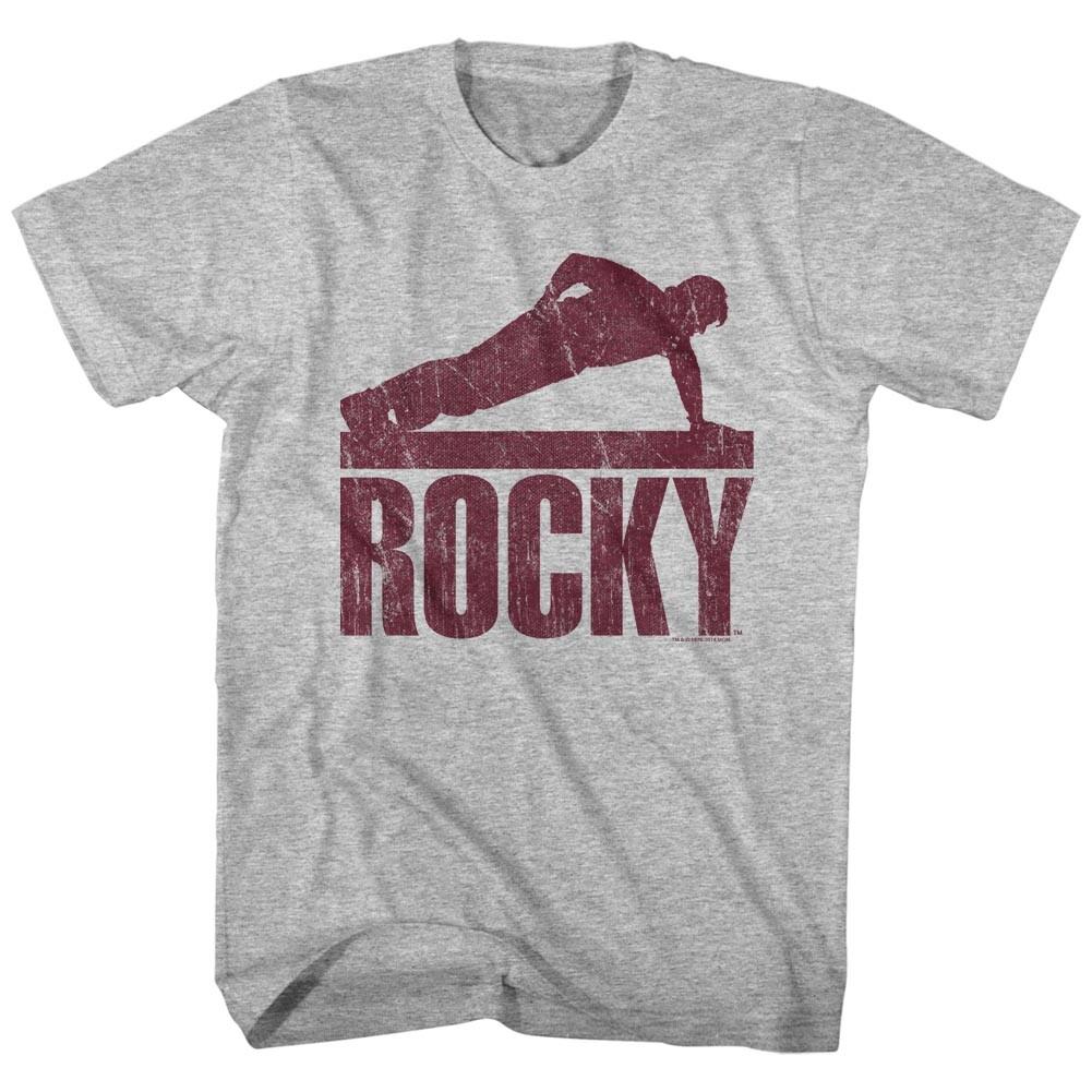 Rocky Movie Rocky Balboa One Arm Pushup Silhouette Men T Shirt XXXXL