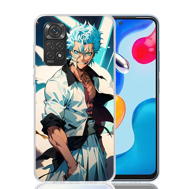 Grimmjow 6 Bleach Phone Case For Xiaomi Redmi Note 15 14 13 12S 12 Pro Plus 11S 11E 11 11T 10S 10 Art Soft Pattern Cover Redmi N