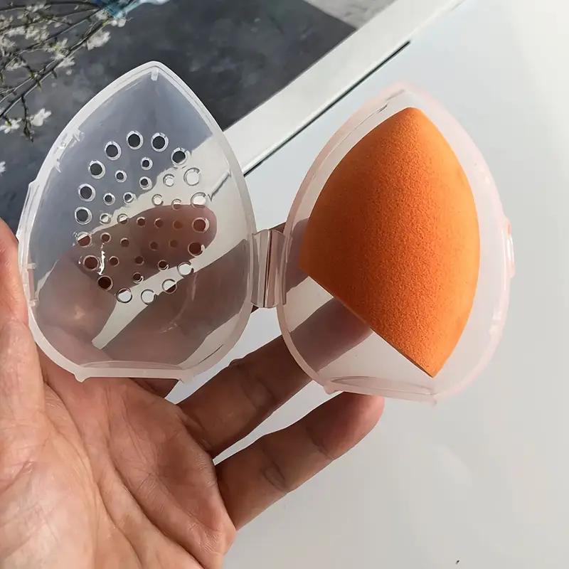 1PCS Makeup Egg Beauty Egg Powder Puff Transparent Storage Box Egg Shell Powder Puff Shell Portable Travel Storage Case