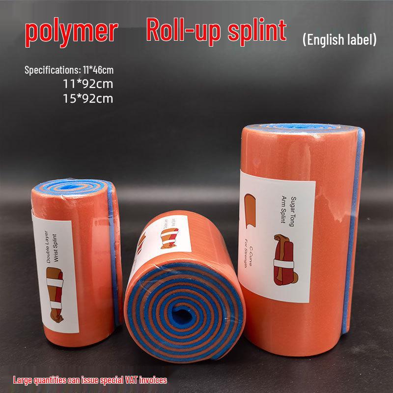 Polymer Training Roll Splint: Flexible, Cuttable, Malleable, Foldable, 11x92 cm 11x20cm Chinese Package