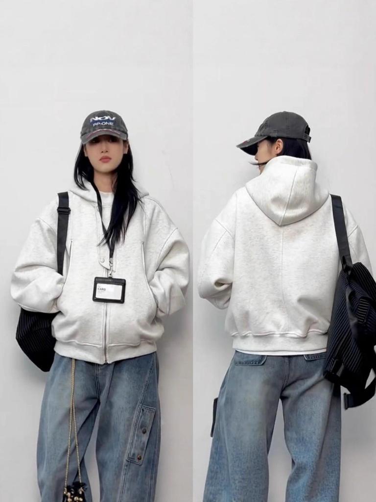 Herbst Trendiges Unisex Kapuzensweatshirt - Streetwear Cooler Fauler Stil