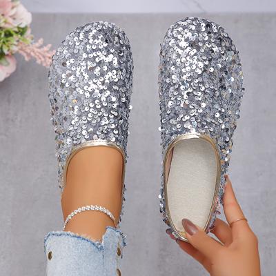 Mode Damen Ballerinas 2025 Neue Sommer Hochzeit Loafer Sneakers Damen Kristalle Flach Korea Stil Hausschuhe Bequeme Mary Jane Schuhe Damen