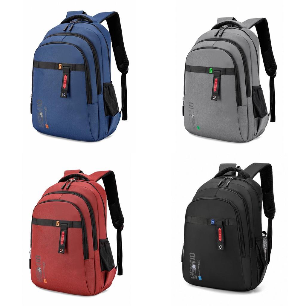 Versatile Simple And Backpack With Laptop Compartment For Travel Bag School