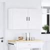 VidaXL Armoires murales de cuisine 2 pcs Porto blanc bois d'ingénierie, meuble mural de cuisine, armoire pour mur de 854038