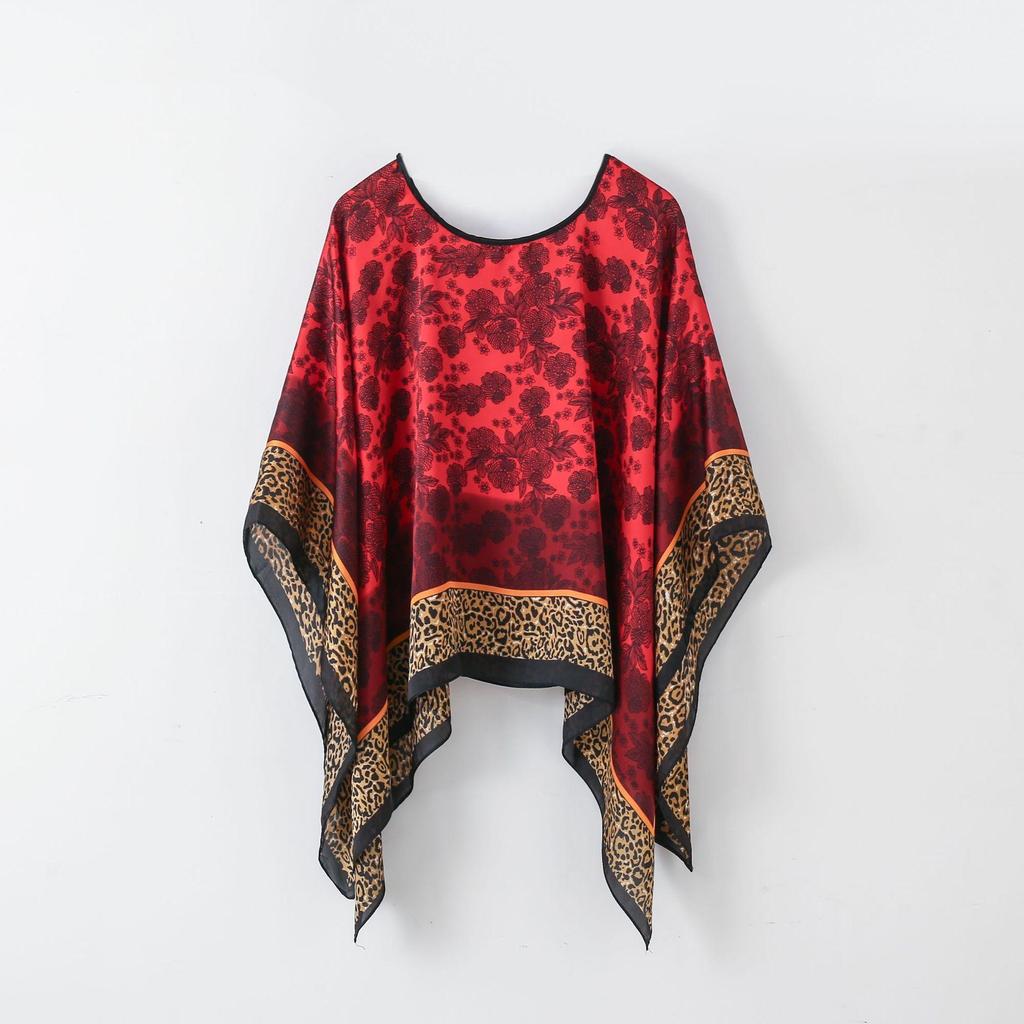 Spring/Summer Silk Scarf: Sun Protection Shawl & Cover-up for Women