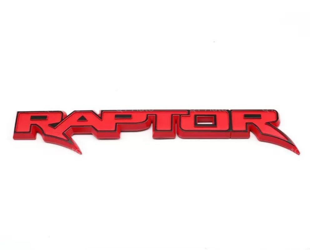 MJU13 Ranger Raptor Letters Fit for Ford Ranger Raptor Tailgate Badge Raptor Type Model Rear Gate Badge 3D Badge Modified