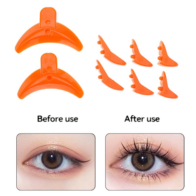 1Perechi 3Mărimi Tampoane Silicon Perm Gene Anti-Cădere Bigudiuri Ridicare Gene Scut Reutilizabil Anti-Alunecare 3D Aplicator Ondulator Gene