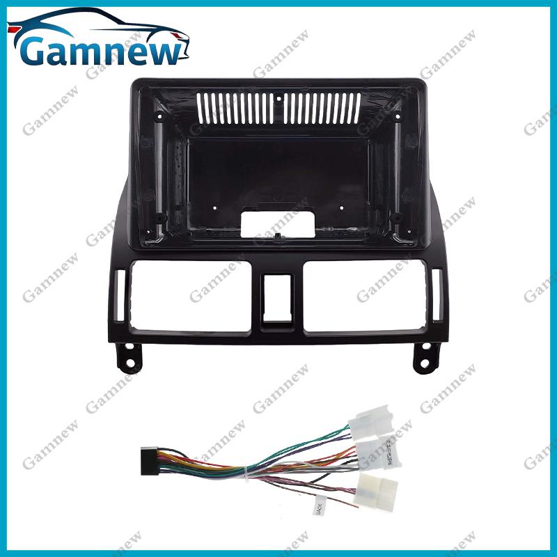 9 Inch Car Frame Fascia Adapter Cable Android Radio Dash Fitting Panel Kit For Toyota Avensis T250 2002-2008
