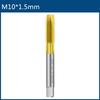 HSS Titanium Coating Screw Tap Drill Bit M2 M2.5 M3 M3.5 M4 M5 M6 M8 M10 M12 Metric Straight Flute Thread Tap Hand Tools Thread Lock3