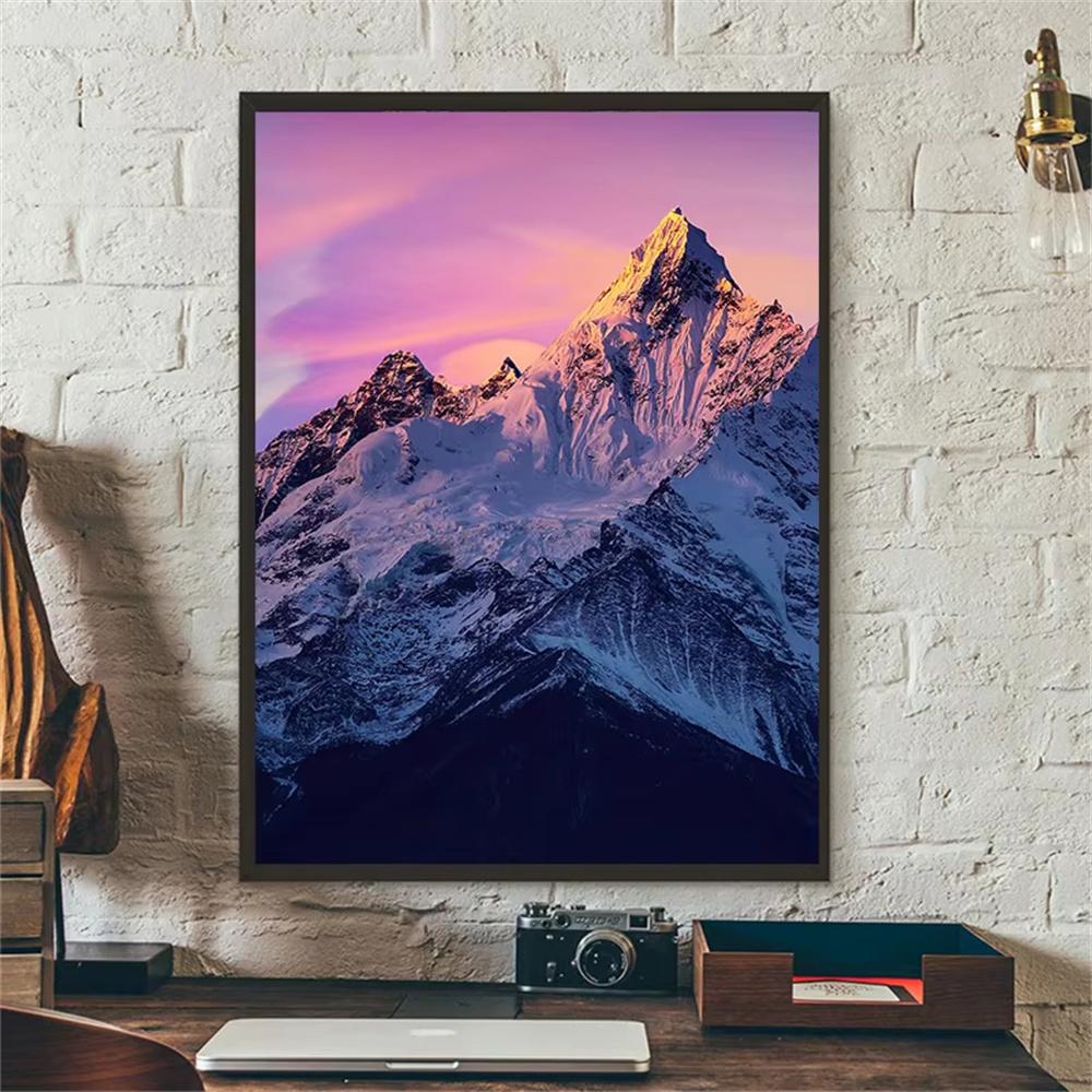 DIY 5D Diamond Painting Kits Landscape Full Drill Lake Beach Diamond Mosaic Hand Inlaid Rhinestone Embroidery Home DecorGift