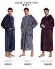 HONOUR FASHION Hooded Wearable Blanket for Men and Fluffy Pajamas for Loungewear and Perfect for Fall and Boa Wine Size M Women, Long, Warmth, Winter,