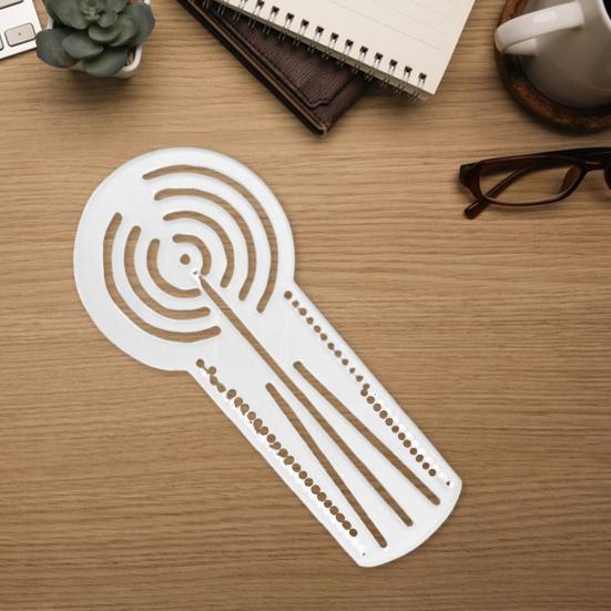 Acrylic Drawing Stencil Portable Artist Template Guide for Paper Fabric Wood Travel-friendly Drawing Tool for Sketching Doodling Painting