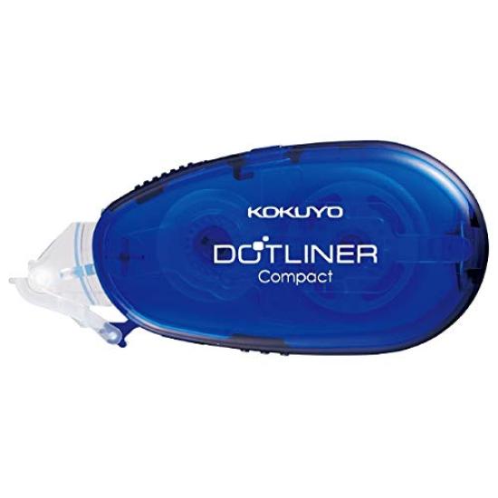 KOKUYO Dotliner Compact Tape Set of 2 Glue, Blue, TA-DM4500-08NB, синий