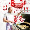 1pc/2pcs Festive Halloween Blood Splatter Apron - Adult Costume for Bar, Haunted House, or Party - Made of Polyester