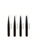 4 Pack High Quality Eyebrow Tweezers Colored Eyebrow Fine Hair Plucker Stainless Steel Angled Eyebrow Tweezers (With Box)