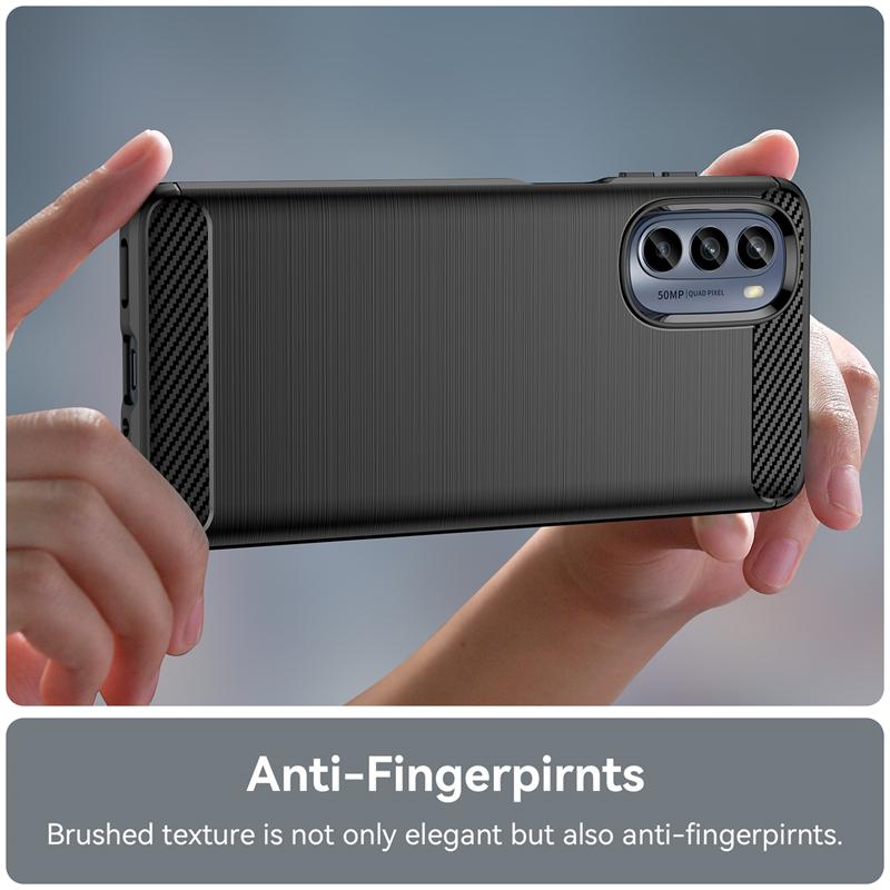 For Cover Motorola Moto G62 5G Case For Moto G62 5G Bumper Silicone Carbon Fiber Case For Moto G62 G32 G52 G82 G22 E22 E32 G60S