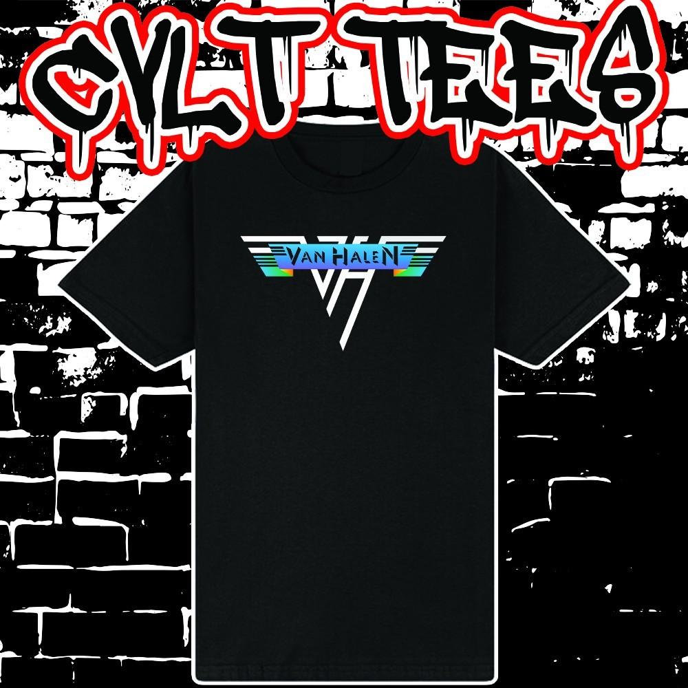Van Halen Logo Tee 100% Cotton Unisex T-Shirt XXXXL