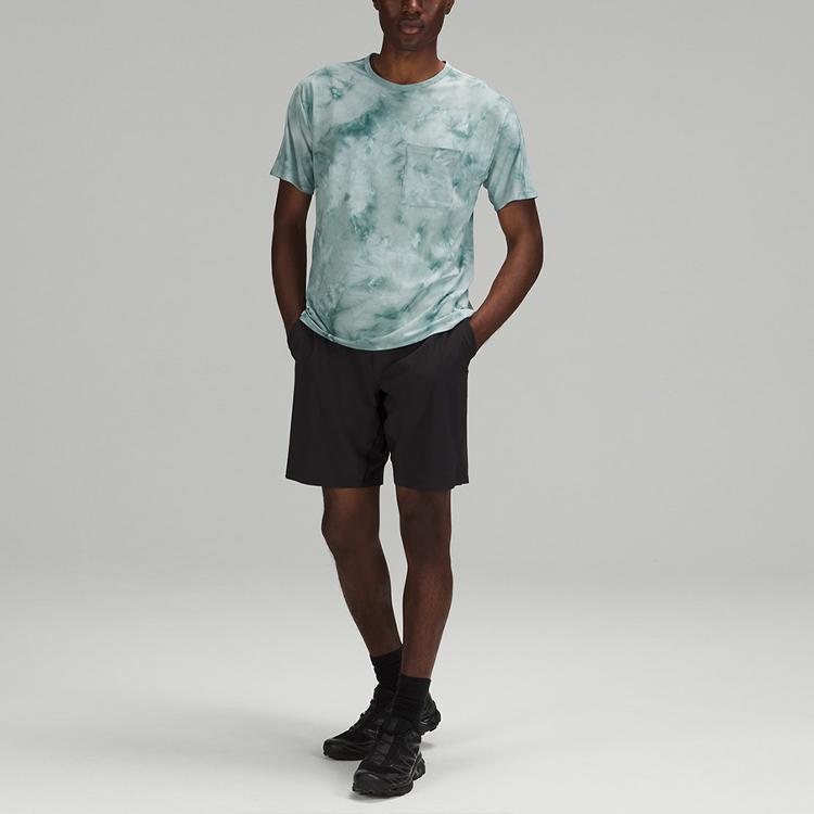 Lululemon T-Shirts Men's Crew Neck Moderate Straight Fit LM3DDMS