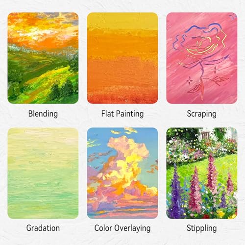 LIGHTWISH Professional Oil Pastels - 100 Colors + 4 White Sticks (104 Sticks Total) - Vivid Colors, Lightfast, Blending-Focused, Creamy Soft Texture,