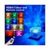 Kostka Polární záře 16 barev Dynamické noční světlo s vlnami a dálkovým ovladačem