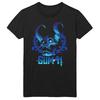 Herren Sum 41 Blue Demon (Zurück drucken) Schmal geschnittenes T-Shirt Medium Schwarz