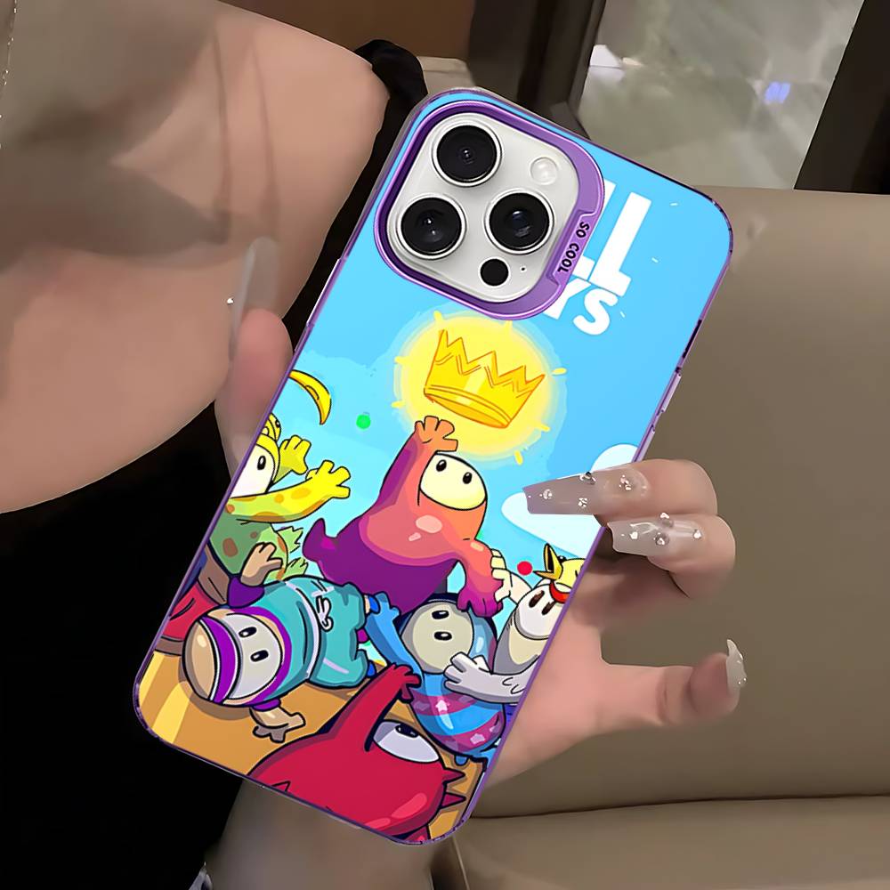 F-Automne G-Garçons Jeu de Fête Étui de Téléphone Couleur Pour IPhone 17 16 15 14 13 12 11 Pro Max Plus Pro Coque
