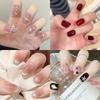 Chasing Light Cat's Eye Crystal Nails: Handmade, Detachable, Flash Diamond Design for Trendy, Stylish Looks.