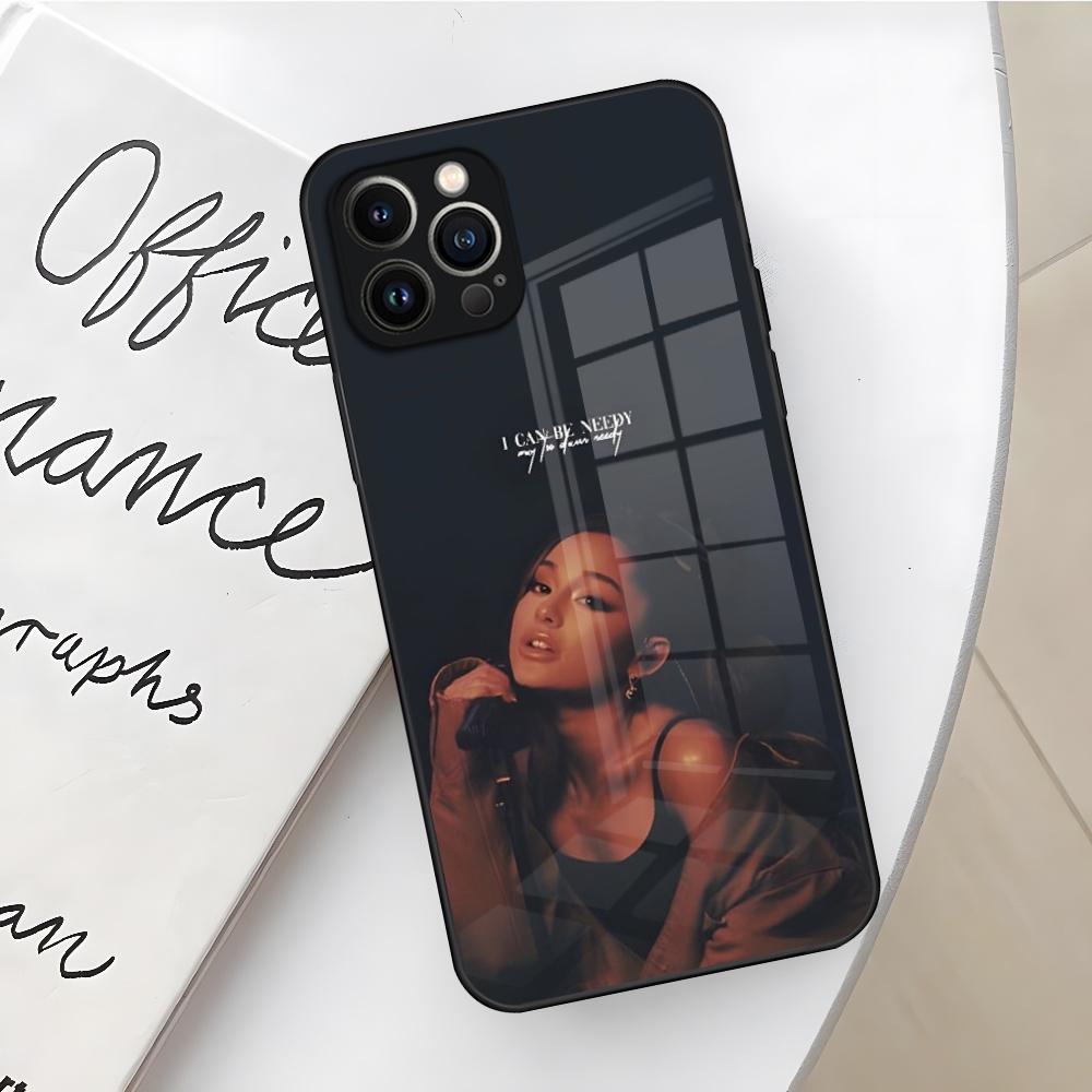 A-Ariana Grandes Phone Case for Iphone 17 16 Air 15 14 12 11 13 Pro Max Mini X Xr Xs Se Puls Glass Cover