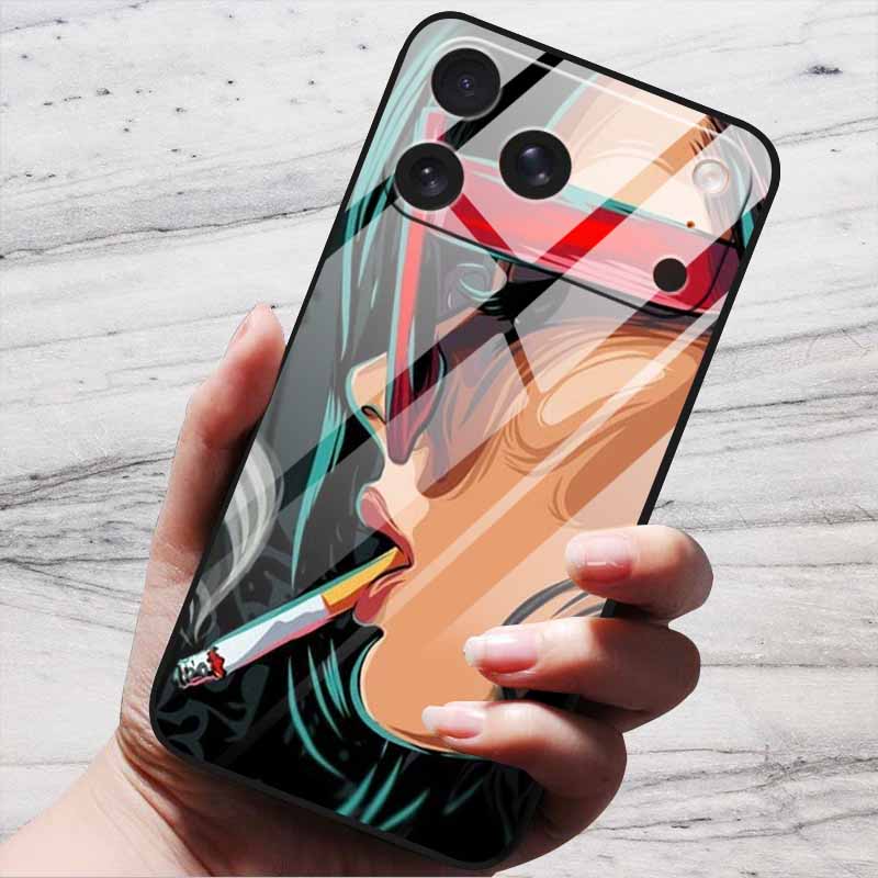 Butterfly Case For iPhone 17 Pro Plus Capa 17 Pro Max iPhone17 Air Bumper Luxury Tempered Glass Hard Back Cover Cute Fund Shell