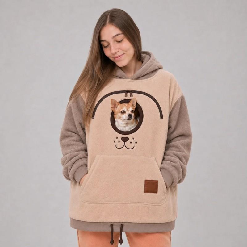 2026 Fleece Hoodie Men Women Loose Fit Warm Casual Pullover Long Sleeve
