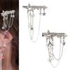 Tassel Star Hair Clip Delicate Sparkling Personality Sweet Cool Style Diamond Studded Side Clip High-end Straight Duckbill Clip