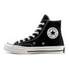 Converse Chuck 70 Hi Durable Non-Slip Comfortable High-Top Canvas Shoes Unisex Sneakers Black A162050C