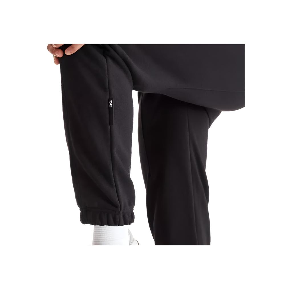 On Ang Pao Club Solid Color Cuffed Comfortable Versatile Casual Pants Women pants Black 1WE10050553
