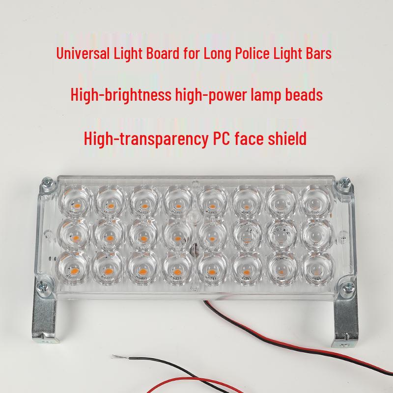

Flashing LED Strip Light for Ambulance Rescue Vehicles - Red, Yellow, Blue, White Warning Light Clear Case Yellow Light Ultra Bright Block