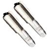 2pcs HSS 16mmx1.5 Metric Taper & Plug Tap Right Hand Thread M16x1.5mm Pitch