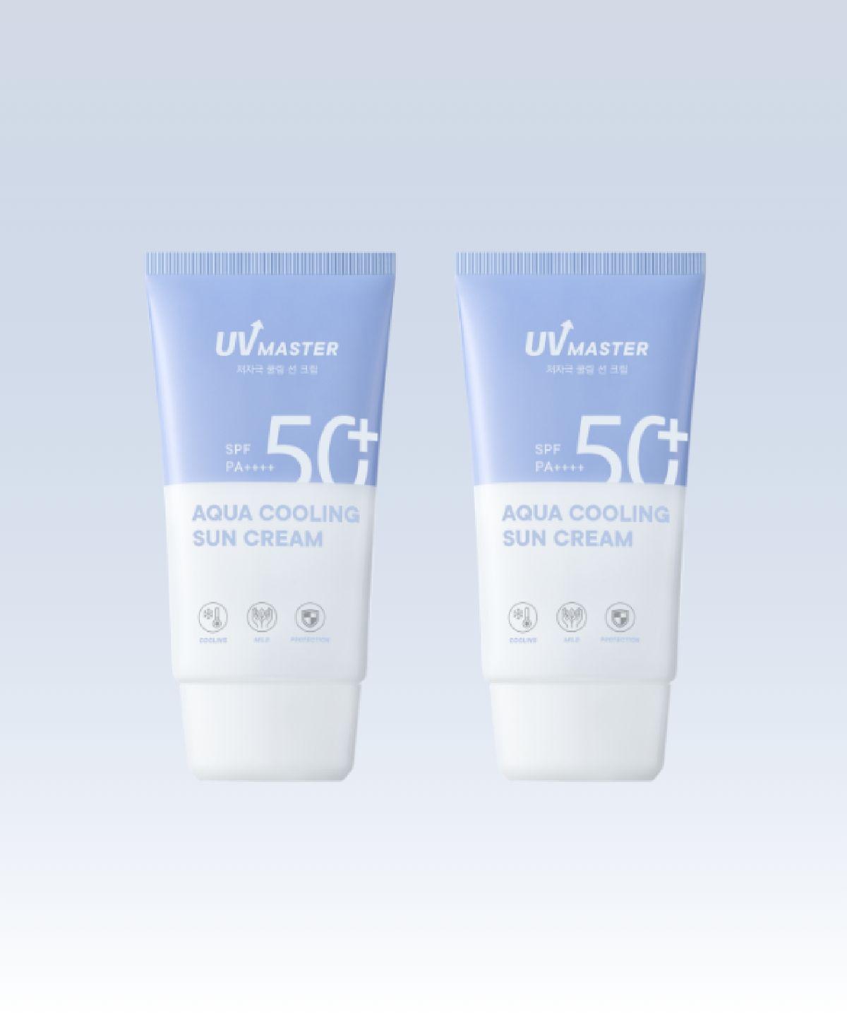 [2-pack] UV Master Aqua Cooling Sun Cream 50ml