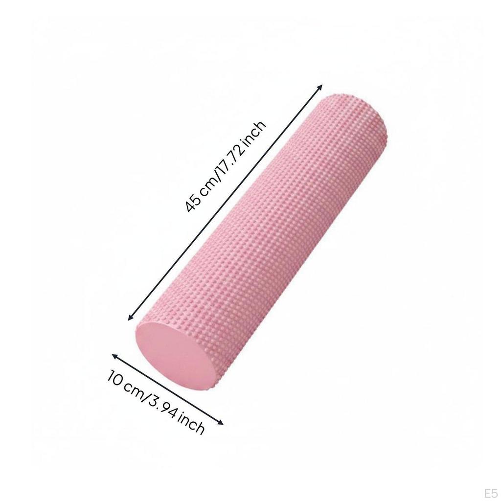 Foam Roller Beginner Friendly Stretching Massage Easy to Use for Beginners Pink 30x10cm