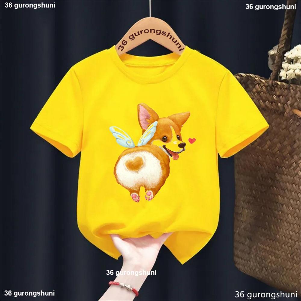 Printed T-shirt for Girls/boys' Clothing, T-shirt Top