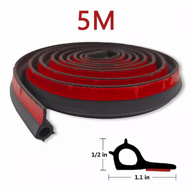 SEAMETAL 3/5m Universell Pickup Værstrips Gummi Selvklebende Bakluke Tetningssett
