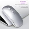 Dual Mode Silent Bluetooth & 2.4G Wireless Mouse for Apple Laptops - Rechargeable, Office-Ready, Glowing Design
