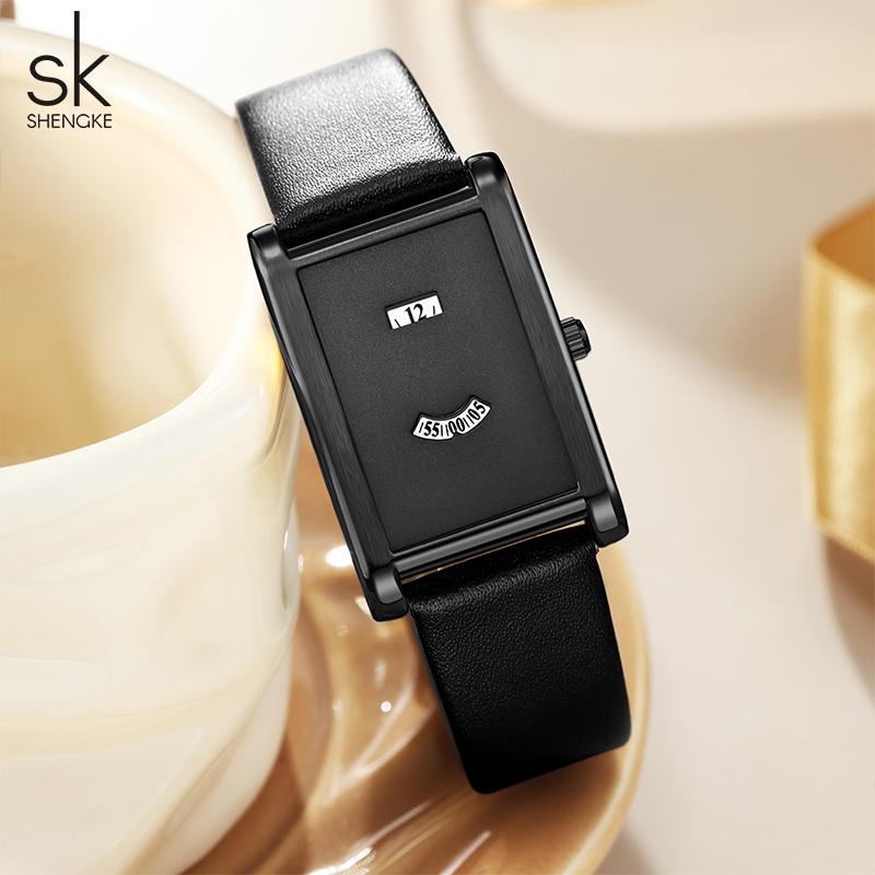 SHENGKE Novo Design Relógios Femininos Estilos Clássicos Originais Relógios de Pulso Quartz Femininos Marca Top Melhores Presentes para Senhoras Relógio