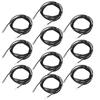 10Pcs Thermistor Sensor NTC Temp Probe 5x25mm Cylindrical Head 2 Meters Cable Length10K B3435